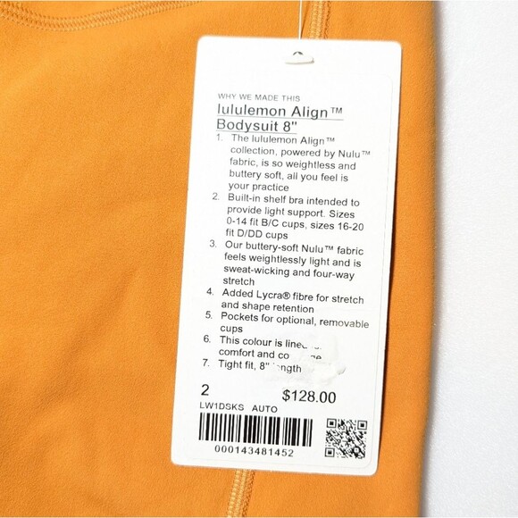 NWT lululemon Align™ Bodysuit 8" - Picture 13 of 15